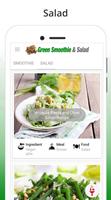 Green Salad Recipes & Smoothie Recipes Affiche