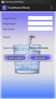 Total Water Of Body اسکرین شاٹ 1