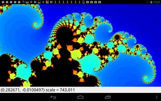 Mandelbrot capture d'écran 1