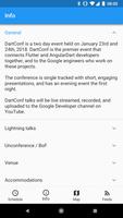 DartConf 2018 Screenshot 1