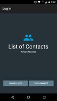 List of Contacts poster