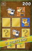 Kids Memory Match Animals Game syot layar 2