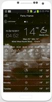 Bluesky Theme Weather Offline Widget Affiche