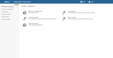 SMS Gateway for DHIS 2 capture d'écran 1