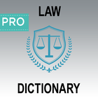 Law dictionary offline icône