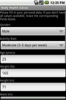 Body Health Status الملصق