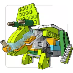 Dino Triceratops WeDo 2.0 building instruction APK Herunterladen