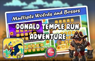 Donald temple Run Adventure постер