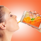 Drink orange From Phone icône