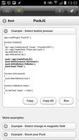 برنامه‌نما DroidScript - PuckJS Plugin عکس از صفحه