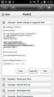 برنامه‌نما DroidScript - PuckJS Plugin عکس از صفحه