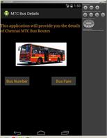 Poster Chennai MTC Bus Details