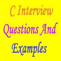 C Interview Ques and Examples poster