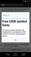 EBookDroid URW Symbol FontPack capture d'écran 1