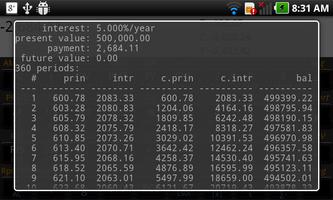 RpnCalc Financial beta screenshot 1