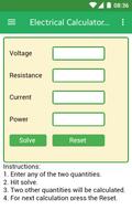 Electrical Calculators capture d'écran 3