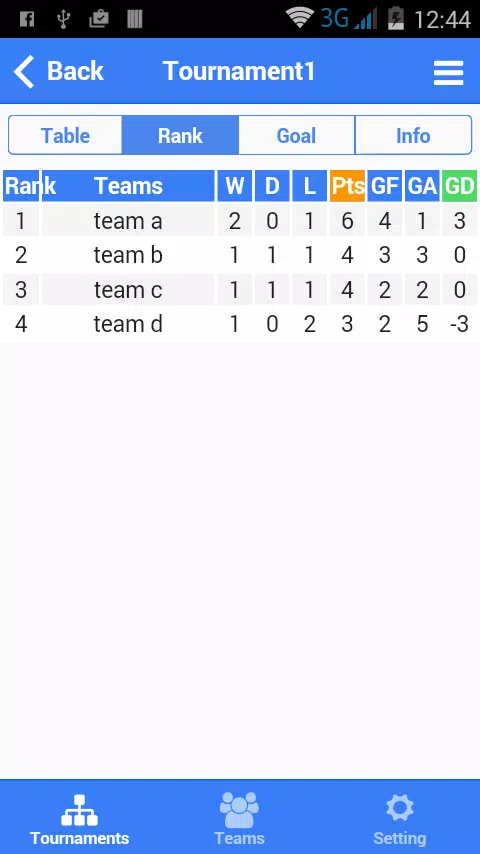 Futsal Tournament Maker::Appstore for Android