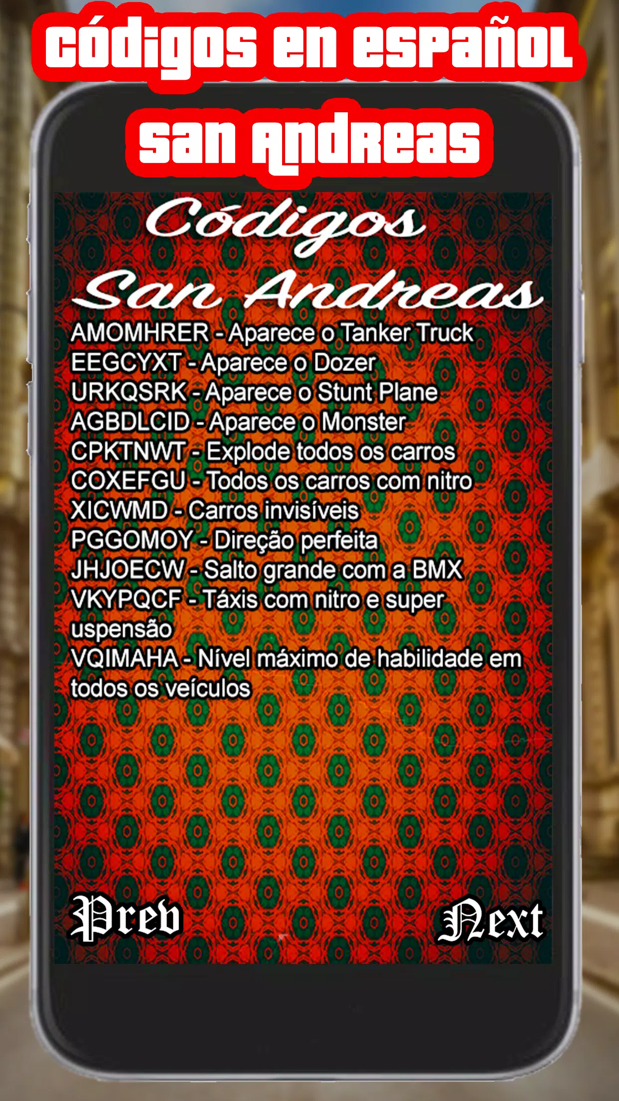 Todos os códigos de GTA San Andreas para Android! - Liga dos Games