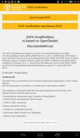 1 Schermata SAFA Smallholders