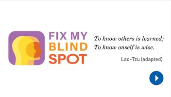 Fix My Blind Spot penulis hantaran