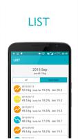 WEIGHT LOG width body fat screenshot 2