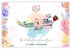 FnF - Focus n Filters Name Art poster