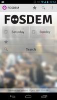 FOSDEM schedules ポスター