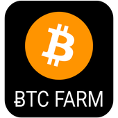 BTC FARM - Earn free Bitcoin ícone