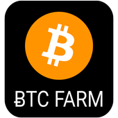 BTC FARM - Earn free Bitcoin アイコン