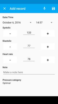 Blood Pressure Diary 截图 4