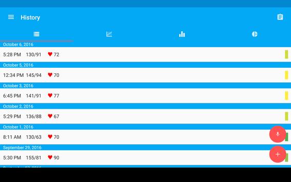 Blood Pressure Diary 截图 8