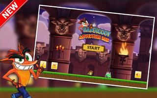 Bandicoot Jungle Adventure Run - Bandicoot Game الملصق