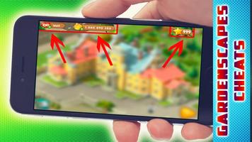 Coins Cheats For Gardenscapes New Acres prank 스크린샷 1