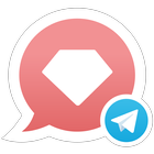 Telegram with GetGems أيقونة