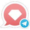 Telegram with GetGems ícone