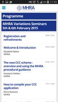 MHRA Variation 2015 Event App screenshot 1