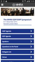 MHRA GMP/GDP Event App 2015 poster