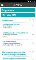 NIBSC40 Event App 2016 poster