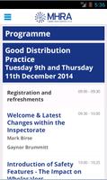 MHRA GMP/GDP 2014 - Event App screenshot 2