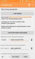 Kurzlink App скриншот 1