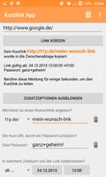 Kurzlink App स्क्रीनशॉट 1