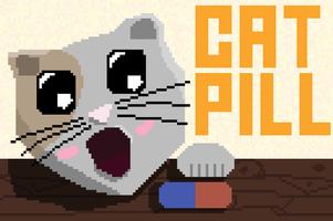 Cat Pill Plakat