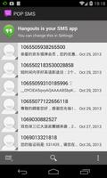 POP SMS (Popup SMS for Kitkat) capture d'écran 2