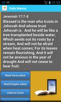 Daily Bible Verse Manna اسکرین شاٹ 1