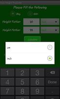 Child Height Calculator (aprx) screenshot 1