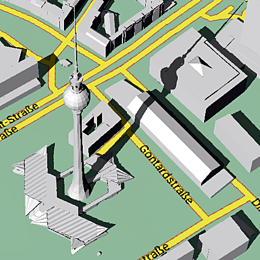 3D Sun Position in the City