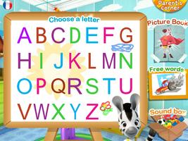 J'apprends l'alphabet avec Zou Affiche