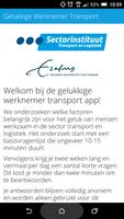 Gelukkige Werknemer Transport Affiche