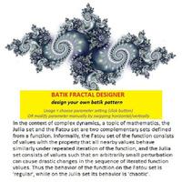 Design Your Own Batik Fractal poster
