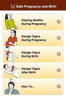 Poster Safe Pregnancy and Birth